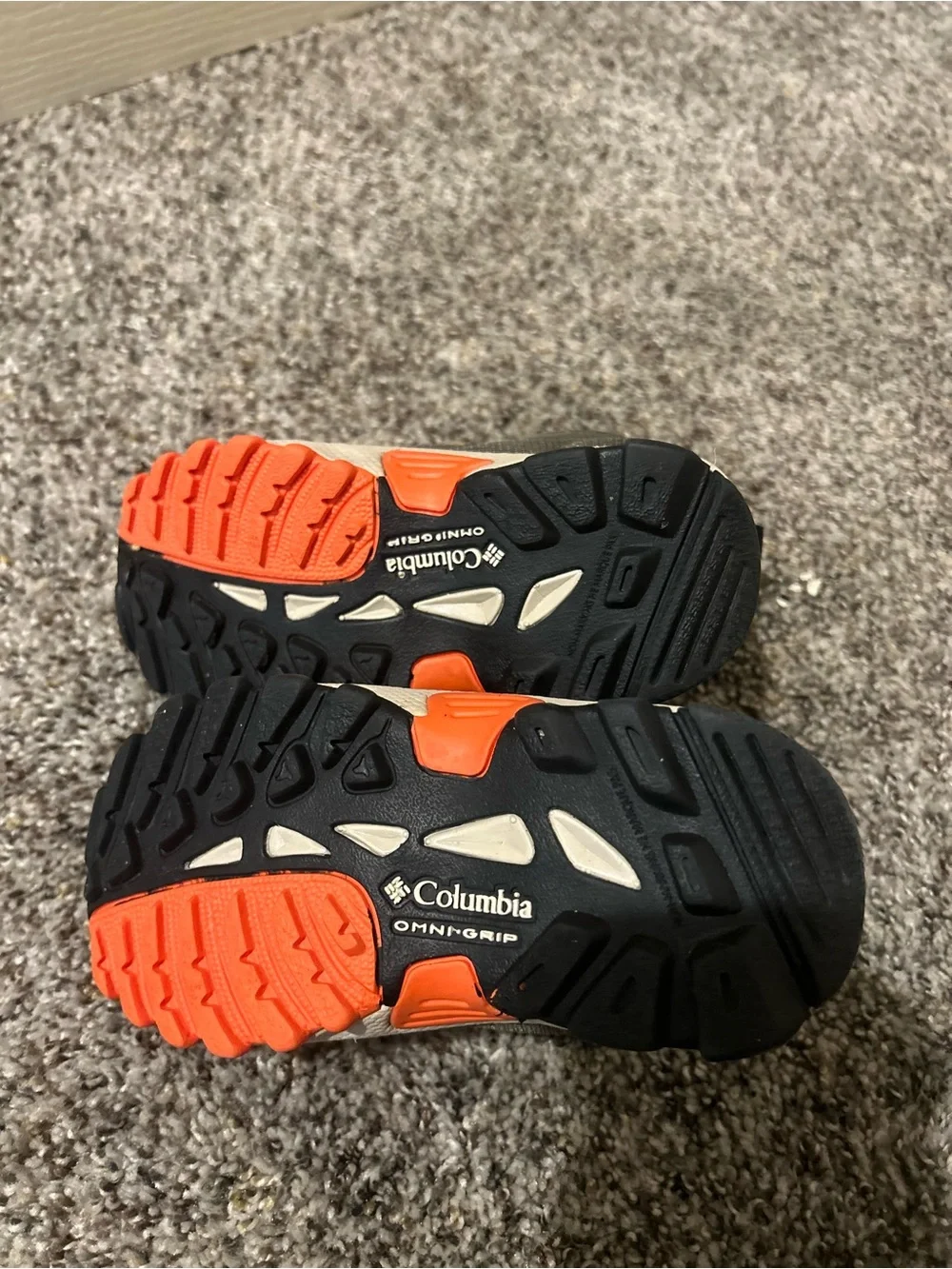 Columbia Kids' Olive Green & Orange Trail Sneakers